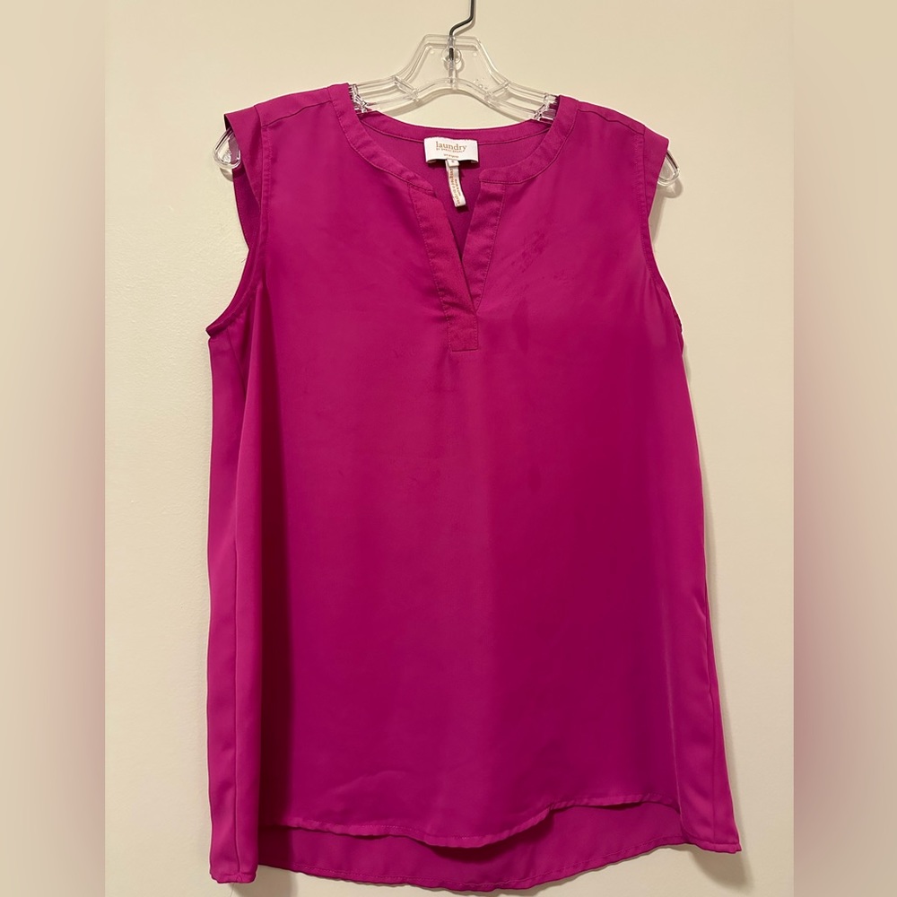 Laundry by Shelli Segal Magenta Tank
